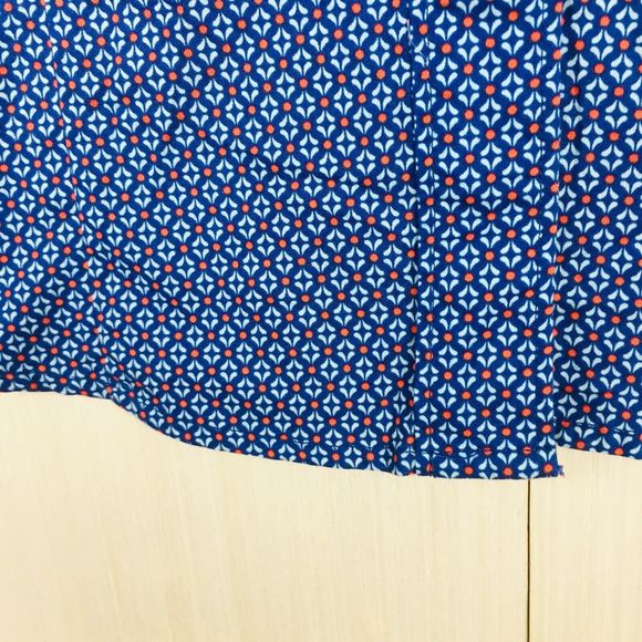 CINCH Men Blue with Red Circles Button Up Pocket Long Sleeve Shirt Size XXL - Picture 6 of 12